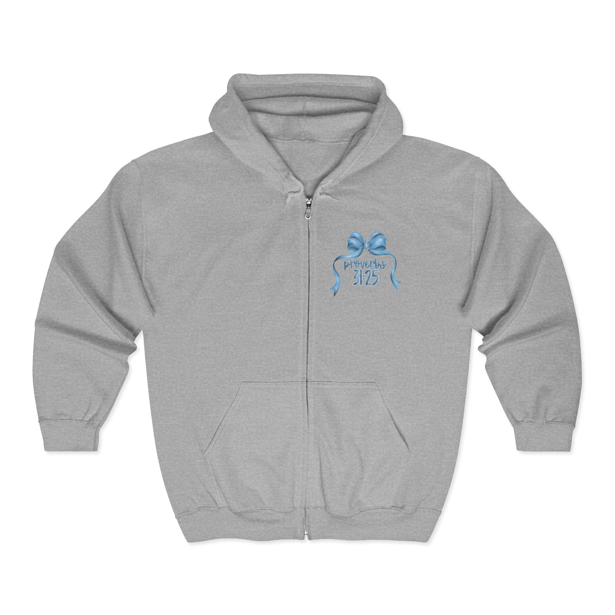 Proverbs 31:25 Zip up