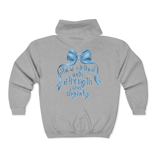 Proverbs 31:25 Zip up