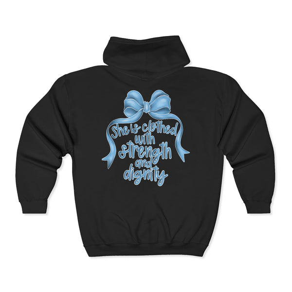 Proverbs 31:25 Zip up